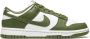 Nike WMNS Dunk Low Medium Olive White Medium Olive-White DD1503-120 Schoenen Sneakers Groen Green - Thumbnail 1