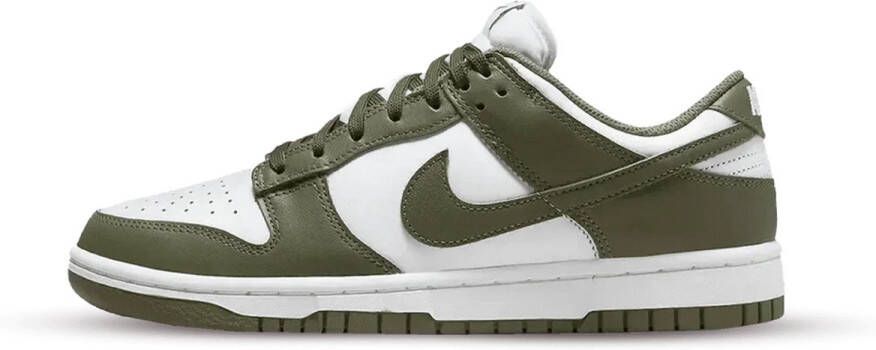 Nike WMNS Dunk Low Medium Olive White Medium Olive-White DD1503-120 Schoenen Sneakers Groen Green