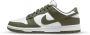 Nike WMNS Dunk Low Medium Olive White Medium Olive-White DD1503-120 Schoenen Sneakers Groen Green - Thumbnail 7