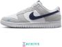 Nike herenschoenen Dunk Low Football Grey White Bright Crimson Midnight Navy- Heren Football Grey White Bright Crimson Midnight Navy - Thumbnail 1
