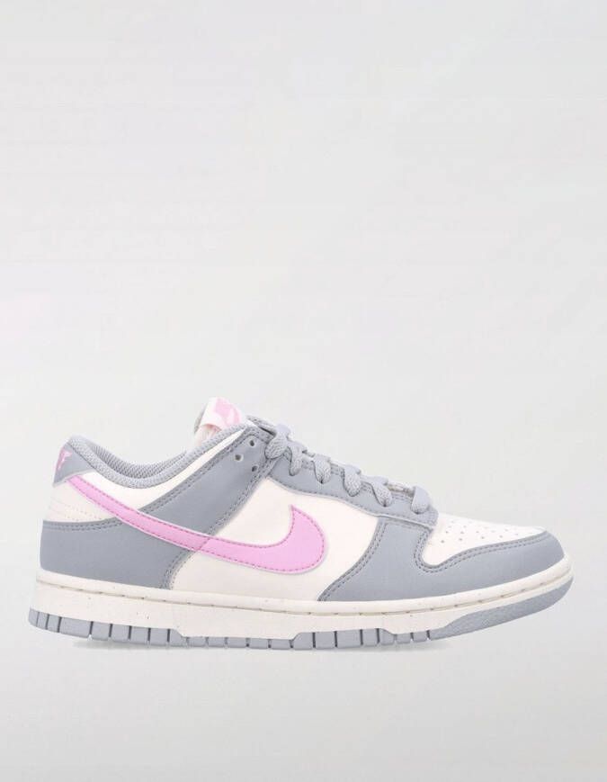 Nike Dunk Low Next Nature Unisex Sneaker Blauw Grijs Roze Doos zonder deksel