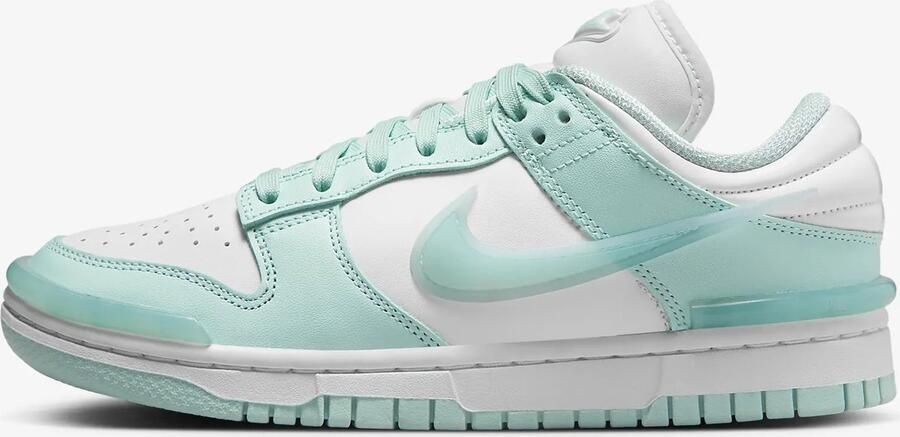 Nike Wmns Dunk Low Twist Basketball Schoenen summit white jade ice maat: 38 beschikbare maaten:37.5 38 40.5