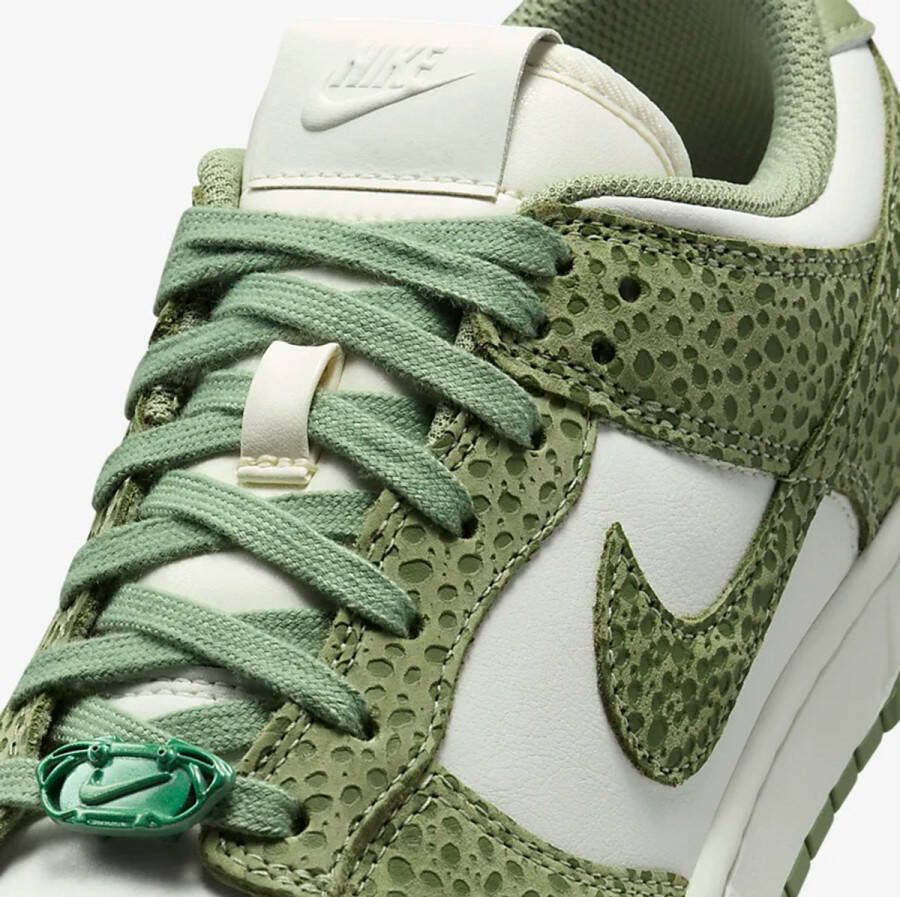 Nike Dunk Low Premium Green Safari Sneakers Doos Zonder Deksel