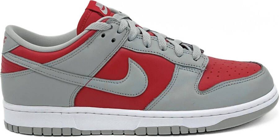 Nike Dunk Low QS Unisex Sneaker Grijs Rood