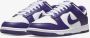 Nike Dunk Low Retro Court Purple Sneakers nen Wit Paars - Thumbnail 3