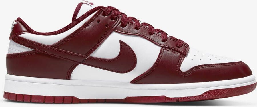 Nike Dunk Low Retro Sneakers Schoenen Leer Rood-Wit Doos zonder deksel - Foto 2
