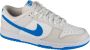 Nike Dunk Low Retro Wit Blauw Limited Edition Doos zonder deksel - Thumbnail 6