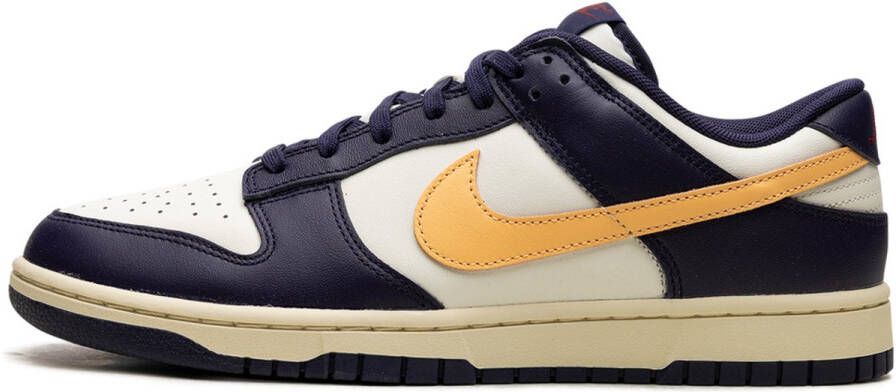Nike Dunk Low Retro Heren Sneaker Blauw Wit Meloen