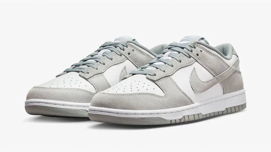 Nike Dunk Low Retro Heren Sneaker Wit Grijs Doos zonder deksel