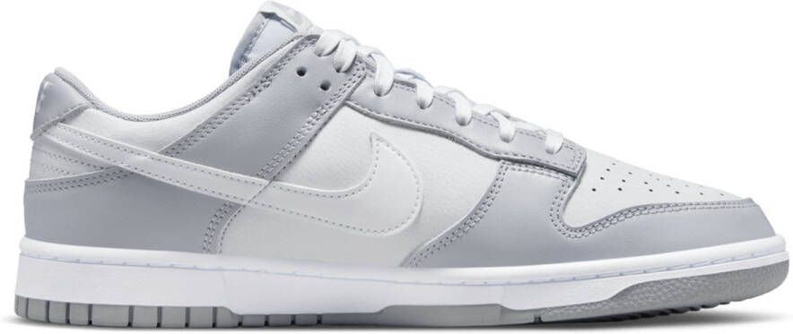 Nike Dunk Low Retro Limited Edition Heren Sneakers Wit Grijs