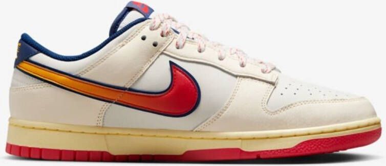 Nike Dunk Low Retro Limited Edition Heren Sneakers Wit Rood Doos zonder deksel