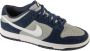 Nike Herenschoenen Dunk Low Retro SE Leather Suede Blue- Heren Blue - Thumbnail 1