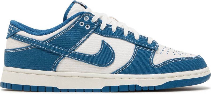 Nike Dunk Low Industrial Blue Sashiko DV0834-101 blauw wit sneakers laag unisex