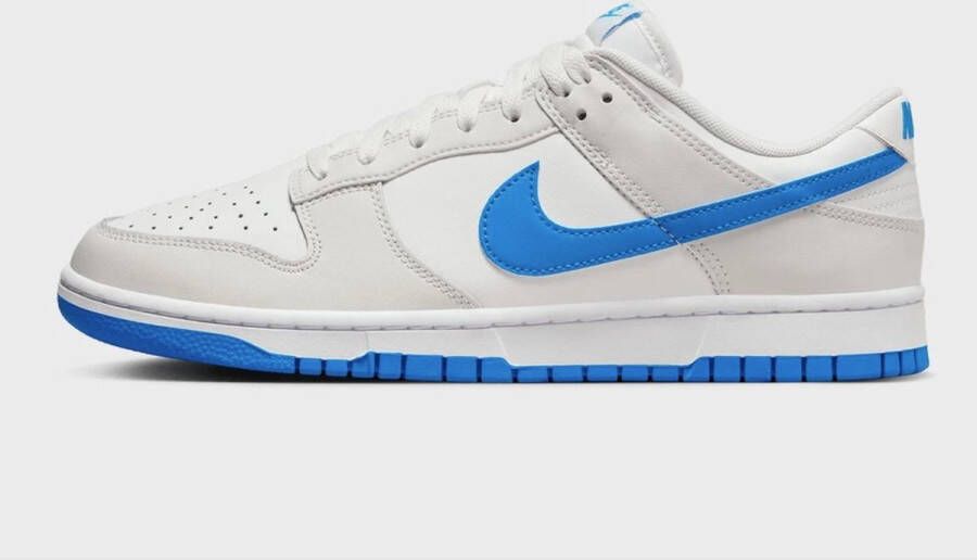 Nike Dunk Low Retro Wit Blauw Limited Edition Doos zonder deksel