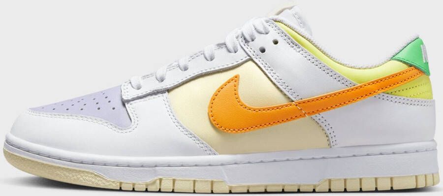 Nike Dunk Low Sneakers Dames White Sundial Light Lemon Twist