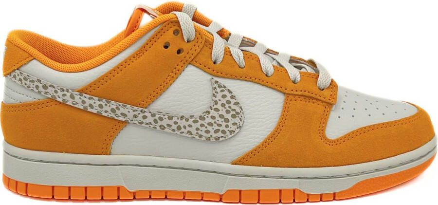 Nike Dunk Low Sneakers Wit Oranje