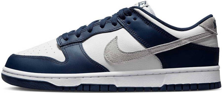 Nike Dunk Low Basketball Schoenen midnight navy light smoke grey summit grey maat: 42.5 beschikbare maaten:42.5 43 45 46