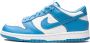 Nike Dunk Low (gs) Basketball Schoenen white university blue white maat: 40 beschikbare maaten:36.5 37.5 38.5 39 40 - Thumbnail 1