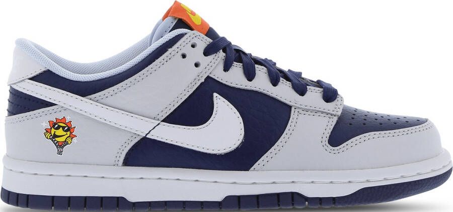 Nike Dunk Low (gs) Basketball Schoenen photon dust white midnight navy maat: 38.5 beschikbare maaten:36 38.5