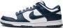 Nike Dunk Low Retro Sneakers Schoenen Leer Blauw-Wit DD1391 - Thumbnail 1