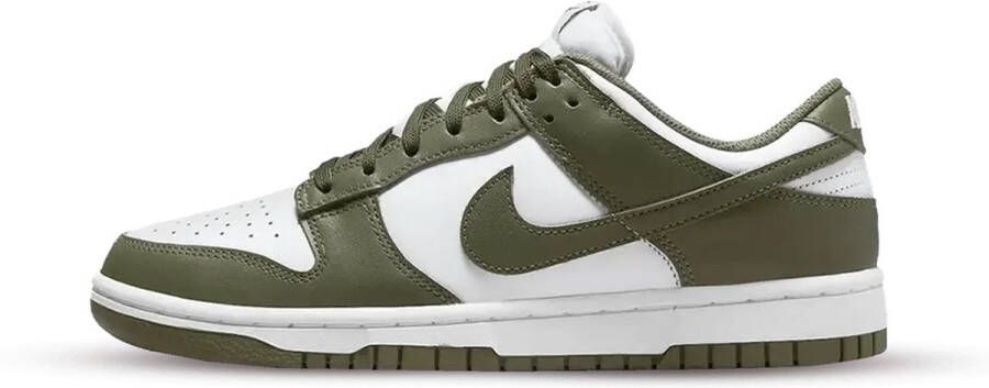 Nike WMNS Dunk Low Medium Olive White Medium Olive-White DD1503-120 Schoenen Sneakers Groen Green