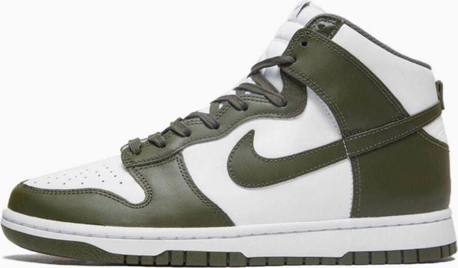 Nike Dunk High 'Cargo Khaki' (GS) DB2179-105 khaki -groen wit sneakers hoog unisex