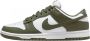 Nike WMNS Dunk Low Medium Olive White Medium Olive-White DD1503-120 Schoenen Sneakers Groen Green - Thumbnail 16