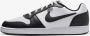 Nike Ebernon Low Prem Sneakers Mannen Zwart Wit - Thumbnail 2