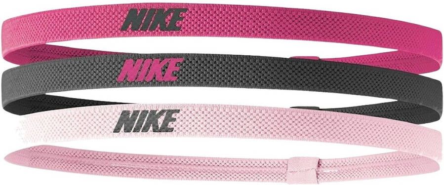 Nike Elastic Headband 2.0 rose-grijs