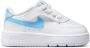 Nike Schoenen voor baby's peuters Force 1 Low EasyOn White White Aquarius Blue White White Aquarius Blue - Thumbnail 3