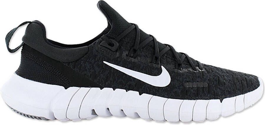 Nike Free Run 5.0 Hardloopschoen voor dames Black Dark Smoke Grey White Dames