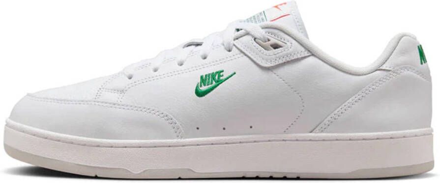 Nike Grandstand II Premium Sneakers Unisex Wit Groen Doos Zonder Deksel
