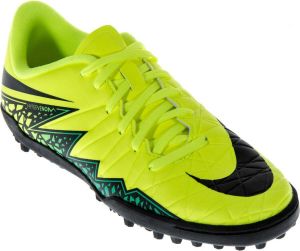 Nike Hypervenom Phelon II Turf Voetbalschoenen Unisex zwart blauw geel