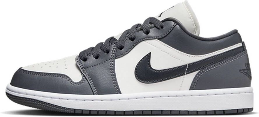 Jordan Air 1 Low Dames Sail Dark Grey White Off-Noir- Dames Sail Dark Grey White Off-Noir