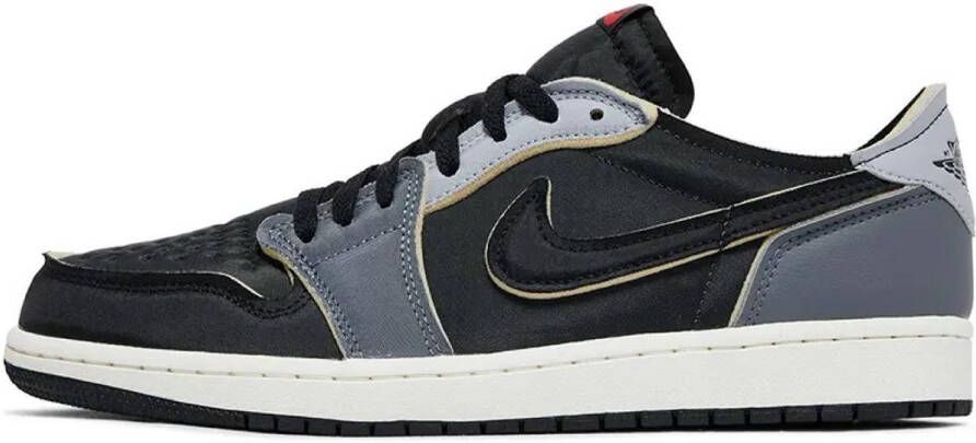 Jordan Air 1 Retro Low Og Ex Black Fire Red Dk Smoke Grey Schoenmaat 42 1 2 Sneakers DV0982 006