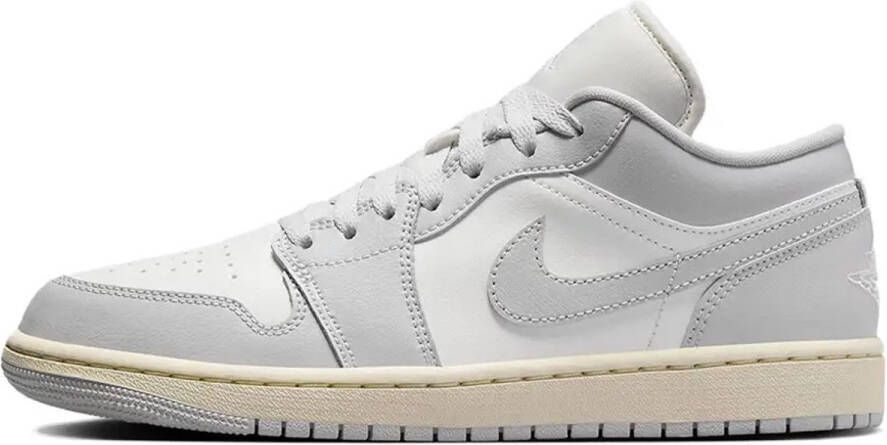 Nike Jordan 1 Low Wit Grijs Dames sneaker Limited edition