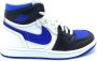 Nike Jordan 1 Mid High MM Sneakers Wit Blauw Zwart - Thumbnail 3