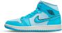 Nike WMNS Air Jordan 1 Mid SE Ice Blue DV1302 - Thumbnail 2
