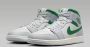 Nike Jordan 1 Mid Sneakers nen Grijs Wit Groen - Thumbnail 6