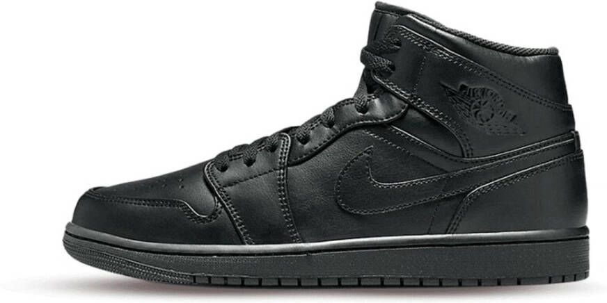 Jordan Air 1 Mid Basketball Schoenen black black black maat: 44.5 beschikbare maaten:41 42.5 40 43 44.5 45 46 40.5 47
