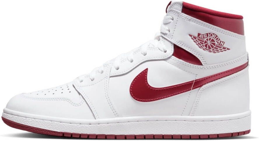Jordan Metallic Burgundy High 85 Sneakers White Dames