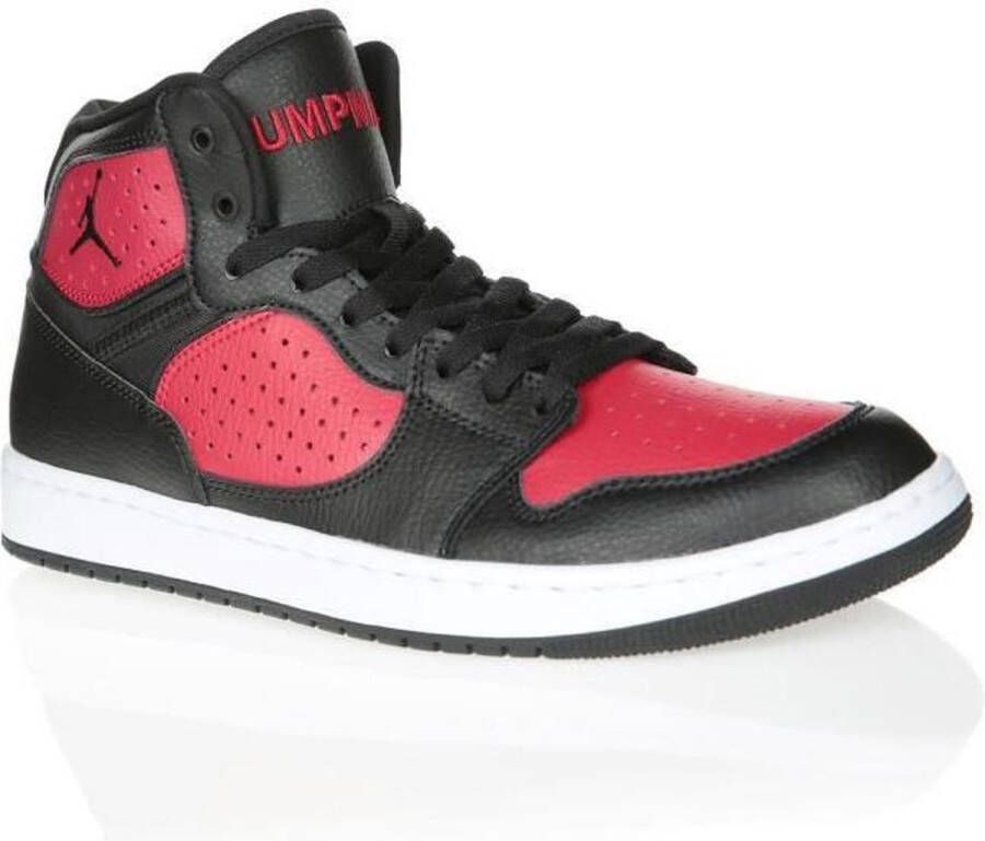 Nike Jordan Access Sneakers Zwart Rood Leer