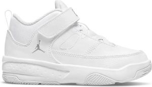 Jordan Nike Max Aura 3 Kleuterschoen White White Metallic Silver