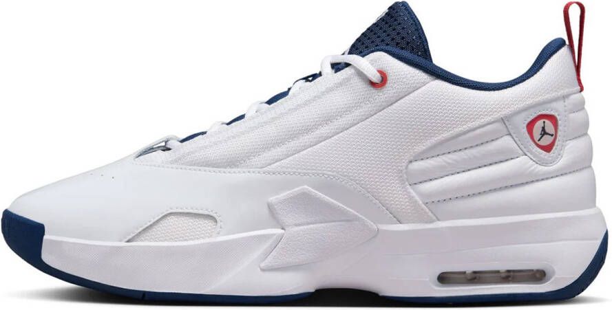 Jordan Herenschoenen Max Aura 6 White Varsity Red Midnight Navy- Heren White Varsity Red Midnight Navy