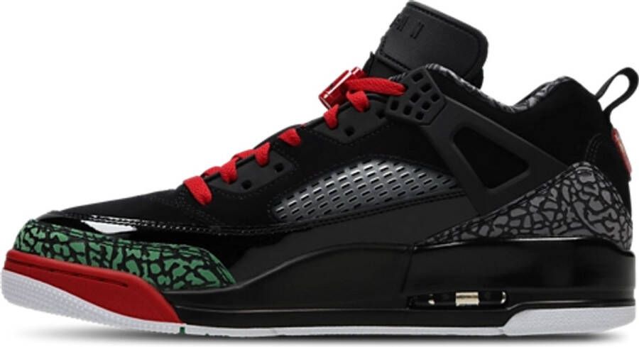 Nike Jordan Spizike Low Heren Sneaker Zwart Rood Groen Doos zonder deksel