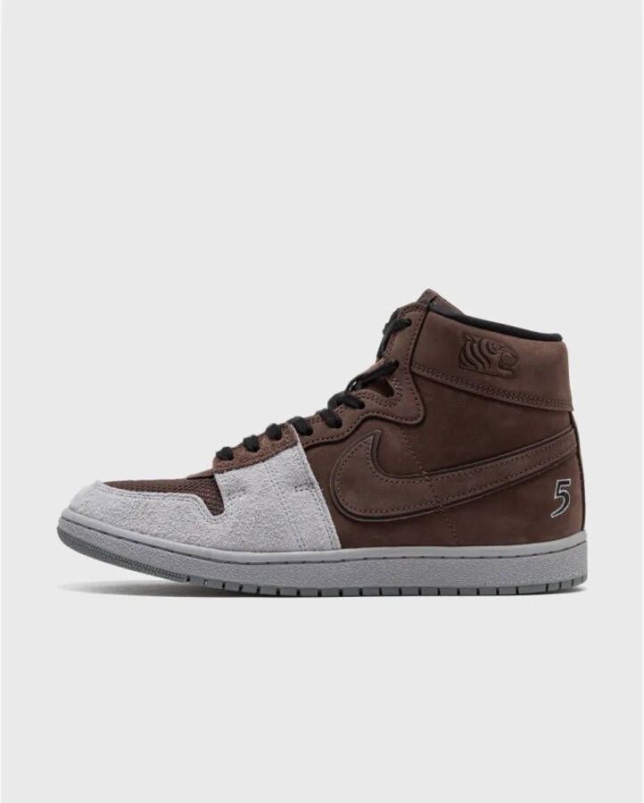 Nike Jordan X SoulGoods Air Ship PE SP Bruin Grijs Nubuck Suede Sneakers Unisex