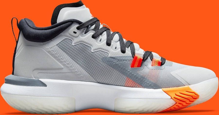 Nike Jordan Zion 1 Heren Sneaker Basketbal Grijs Doos Zonder Deksel