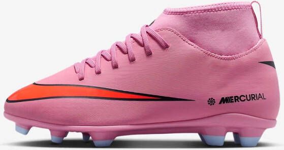 Nike High top voetbalschoenen voor kleuters kids (meerdere ondergronden) Jr. Mercurial Superfly 10 Club Magic Flamingo Kind Magic Flamingo