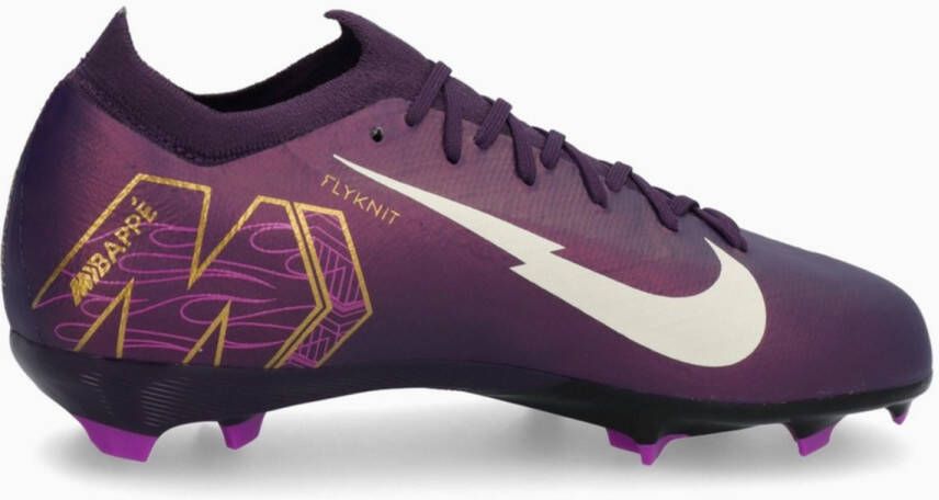 Nike JR. Mercurial Vapor 16 Pro Kylian Mbappe Kinder Voetbalschoenen Synthetisch Veld Fiolet