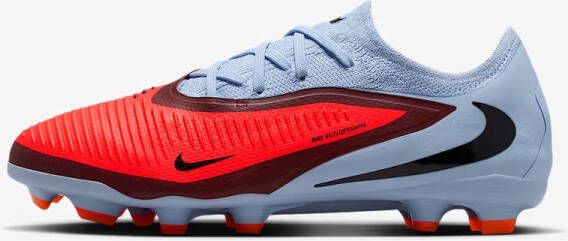 Nike jr phantom 6 low pro fg mg Voetbal schoen firm ground jongens Blauw